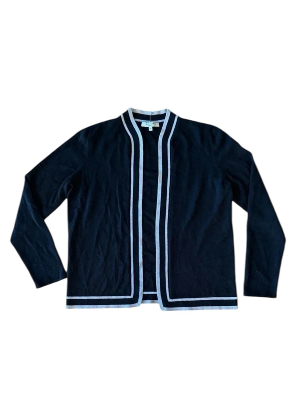 Barbara Lohmann Cashmere Open Cardigan Sweater Made in Italy Knit 40